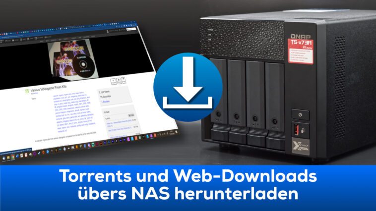 NAS QNAP : comment télécharger des torrents et des fichiers Web 1 QNAP NAS: So lädst du Torrents und Web-Dateien herunter