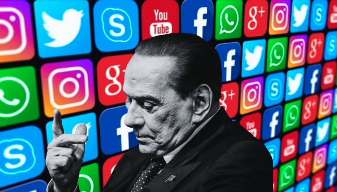 Tous les réseaux sociaux du président : quels ont été les premiers posts de Silvio Berlusconi