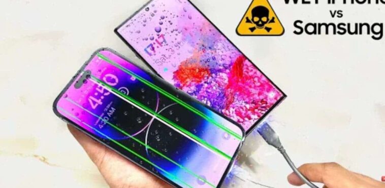 Avertissement de sécurité liquide : Samsung Galaxy S23 Ultra VS iPhone 14 Pro Max VS Pixel 7 Pro Vs Xiaomi 13 Ultra, comment réagissent-ils à la charge humide ? 1 Avertissement de sécurité liquide : Samsung Galaxy S23 Ultra VS iPhone 14 Pro Max VS Pixel 7 Pro Vs Xiaomi 13 Ultra, comment réagissent-ils à la charge humide ?
