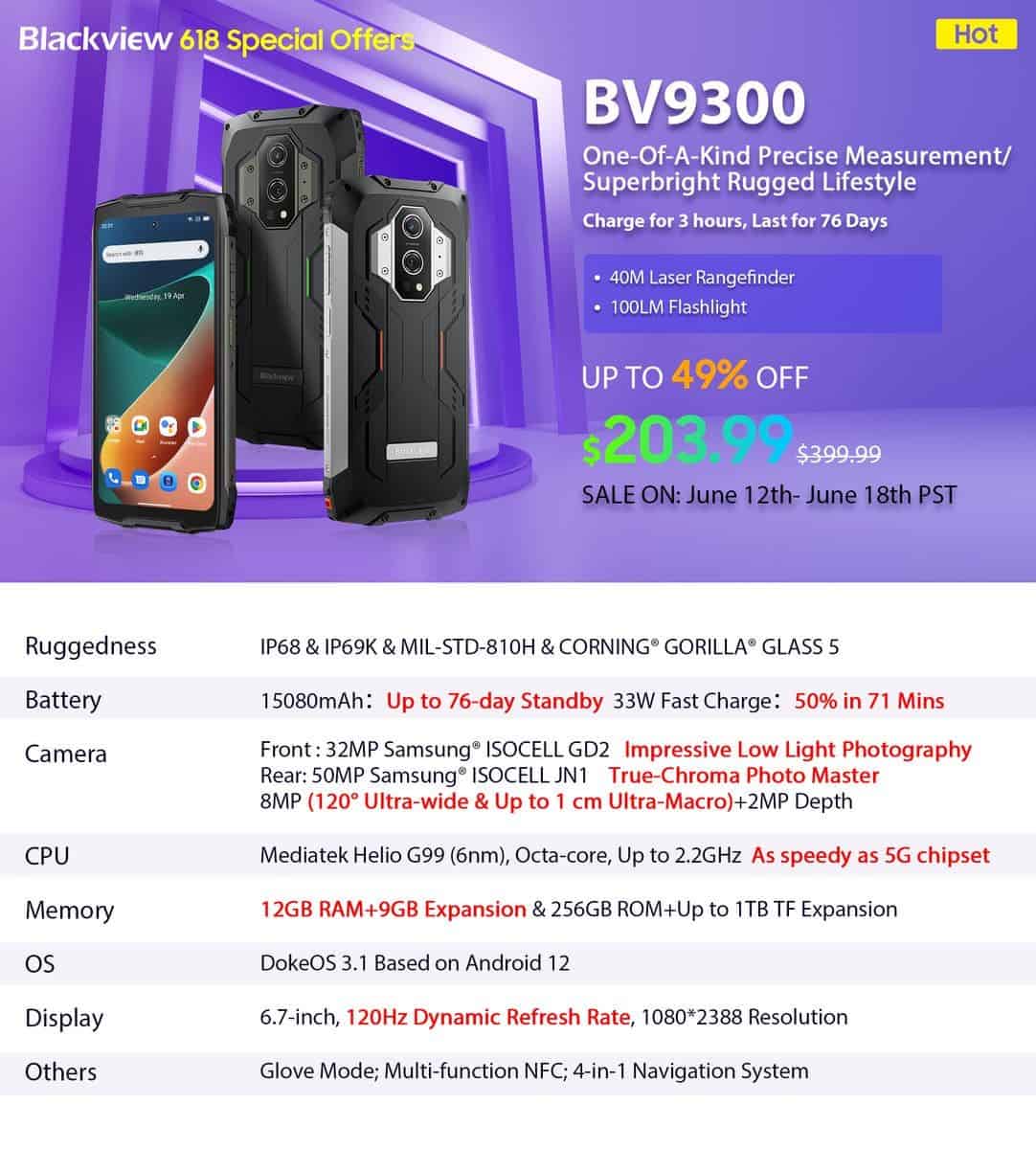 1686611411 256 Economisez jusqua 23851 Blackview 618 Shopping Festival du 12 au