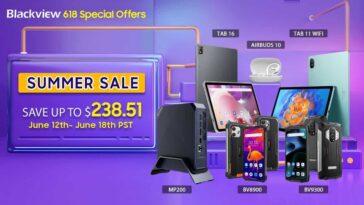 Économisez jusqu'à 238,51 $ ! Blackview 618 Shopping Festival du 12 au 18 juin PST 6 618