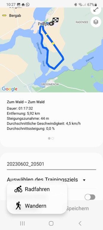 Routes GPX sur Samsung Galaxy Watch : Voici comment fonctionnent l'importation et l'exportation 8 Faire des ajustements si nécessaire. (Capture d'écran)