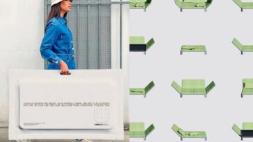 C'est le premier canapé Ikea qui se déplie et se transforme en sac