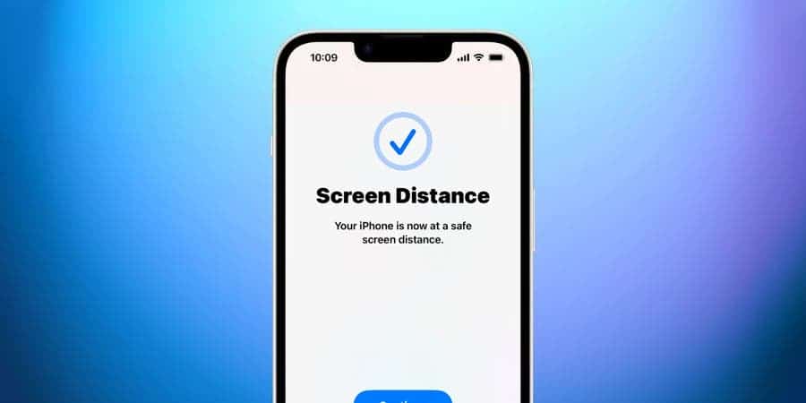iOS 17 a une fonctionnalité intelligemment conçue pour prévenir les fatigues oculaires 2 Coche de distance d'écran iOS 17