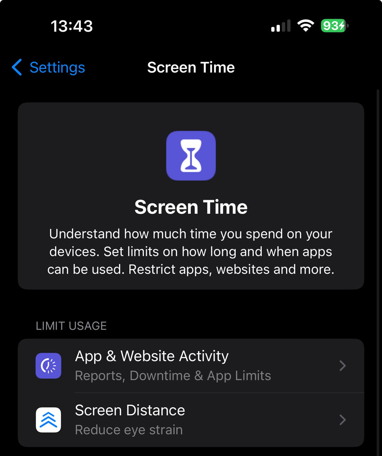 iOS 17 a une fonctionnalité intelligemment conçue pour prévenir les fatigues oculaires 3 Activation de la distance d'écran sur iOS 17