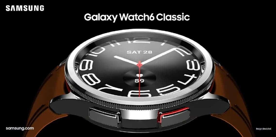 Les rendus de presse révèlent tout ce qui est prévu pour le prochain événement Galaxy Unpacked 6 Galaxy Montre 6 Classique
