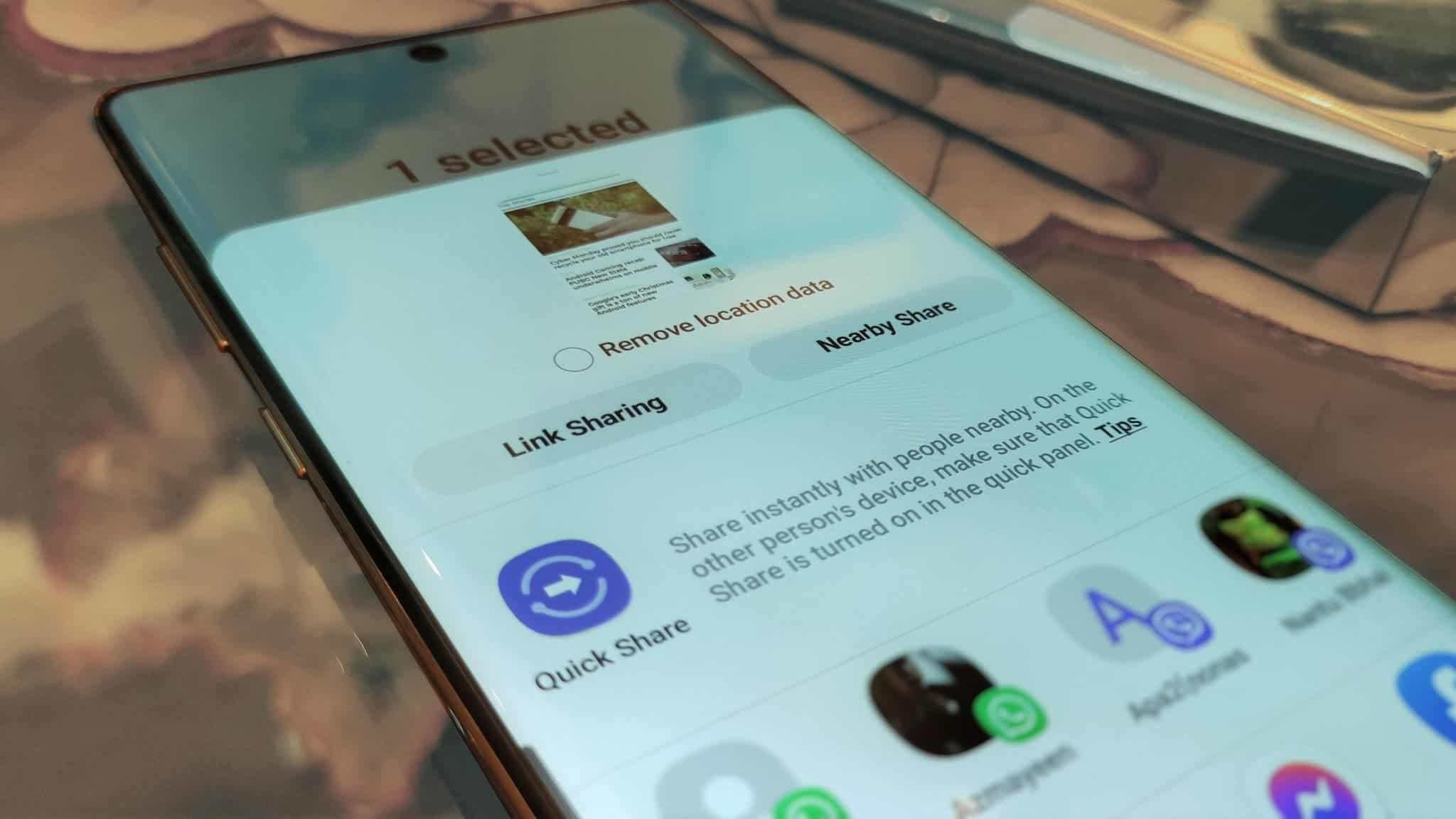 Tout ce que vous devez savoir sur One UI 6.0 9 Interface utilisateur Samsung Galaxy Quick Share One