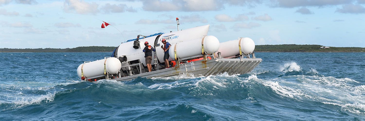 Autonomie et sécurité du sous-marin perdu dans l'Atlantique : combien de temps l'équipage peut-il survivre 2 Le sous-marin Titan sur la plateforme de plongée. Crédit : Expéditions OceanGate