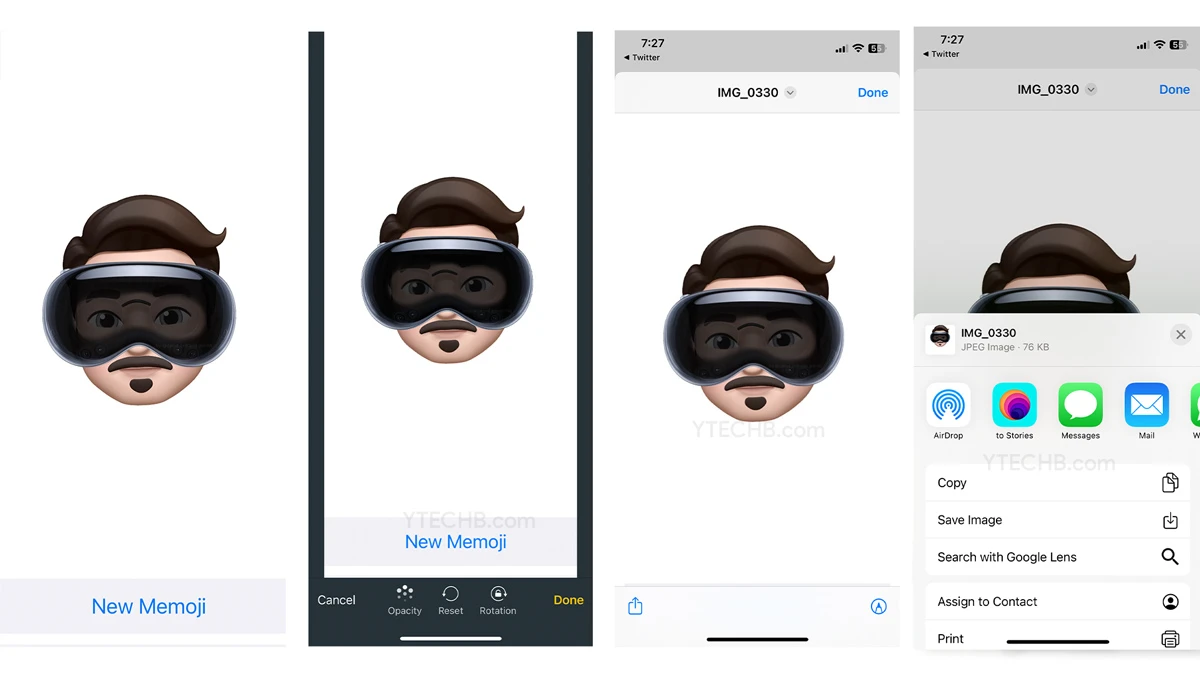 Comment obtenir Apple Vision Pro Animoji sur votre iPhone et iPad 3 Comment obtenir un animoji Apple Vision Pro sur votre iPhone