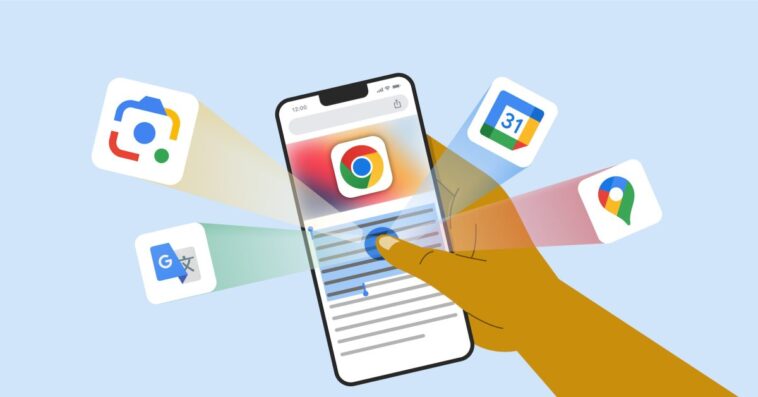 Chrome pour iOS ajoutera des mini Google Maps et intégrera le calendrier, Translate 1 Chrome for iOS adding mini Google Maps and integrating Calendar, Translate