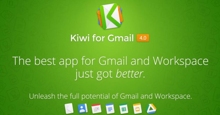 Kiwi for Gmail 4.0 apporte des espaces de travail onglet, Google Meet, des couleurs personnalisées et bien plus 1 Kiwi for Gmail 4.0 brings tabbed workspaces, Google Meet, custom colors, and more