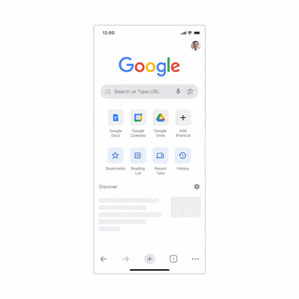 Navigateur Chrome pour iOS met à jour 4 nouvelles fonctions/fonctionnalités 5 Google