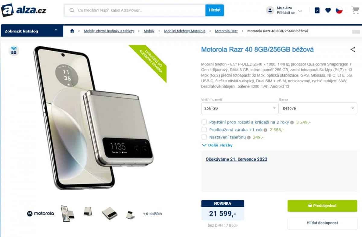 Le téléphone pliable économique Motorola Razr 40 a commencé ses ventes en Chine 3 1687432813 257 Le telephone pliable economique Motorola Razr 40 a commence ses