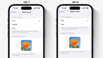 iOS 17 ajoute une nouvelle option de vitesse d'appui long "Rapide" pour ouvrir les menus contextuels plus rapidement 12 iOS 17 ajoute une nouvelle option de vitesse d'appui long "Rapide" pour ouvrir les menus contextuels plus rapidement.