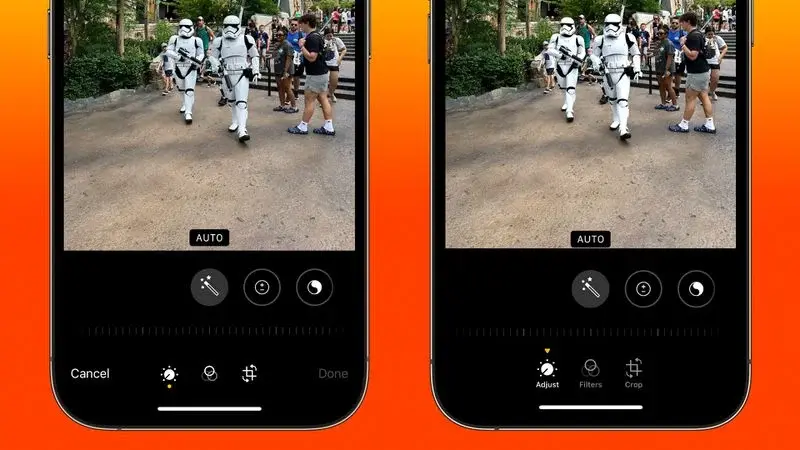 Améliorez votre expérience photographique : préparez-vous pour ces 8 fonctionnalités photo incroyables pour iPhone dans iOS 17 9 Interface utilisateur de retouche photo dans iOS 17