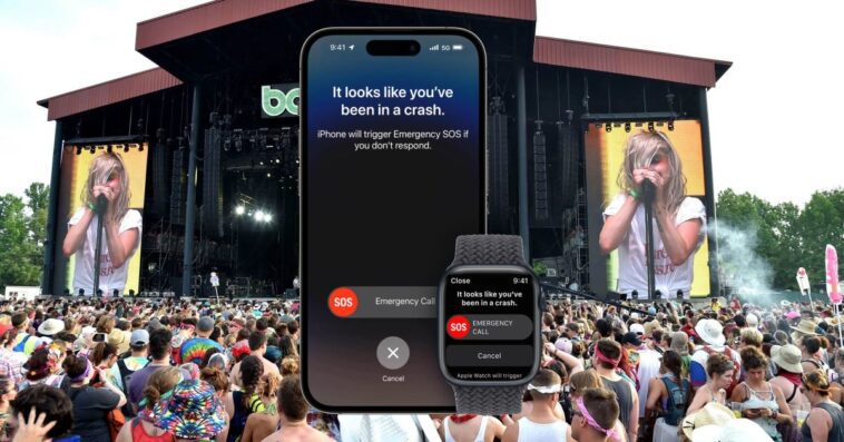 La détection de collision de l'iPhone 14 serait à l'origine d'une augmentation de 5 % des faux appels au 911 lors du festival Bonnaroo 1 La détection de collision de l'iPhone 14 serait à l'origine d'une augmentation de 5 % des faux appels au 911 lors du festival Bonnaroo