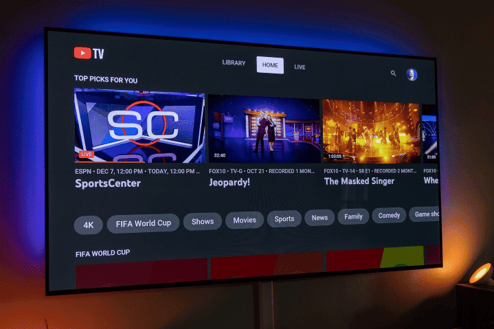 La fonctionnalité multi-fenêtres de YouTube TV est en cours d'extension 3 Télévision YouTube