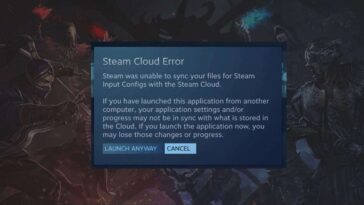 Steam Deck Cloud Sync Error