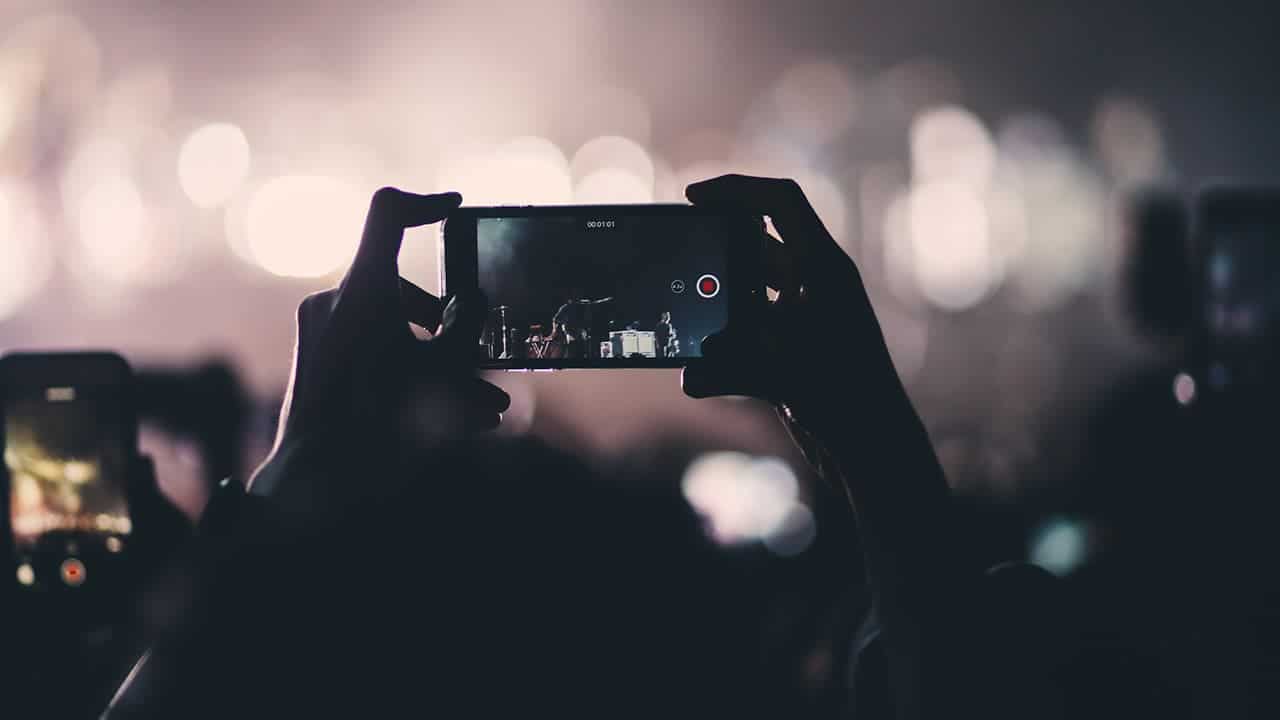 Surchauffe du téléphone d'enregistrement vidéo