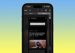 Comment prendre une capture d'écran avec défilement sur l'iPhone ?