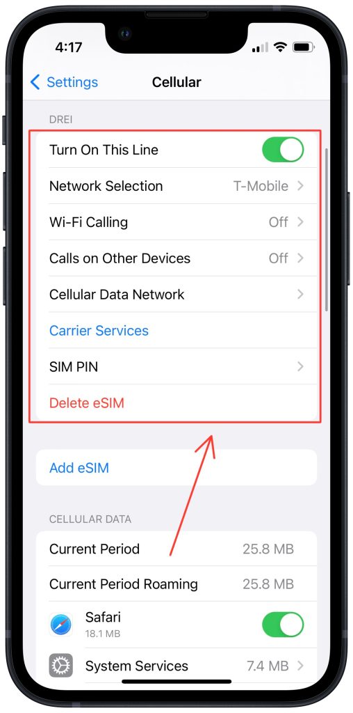 Evitez les frais de roaming avec votre iPhone eSim
