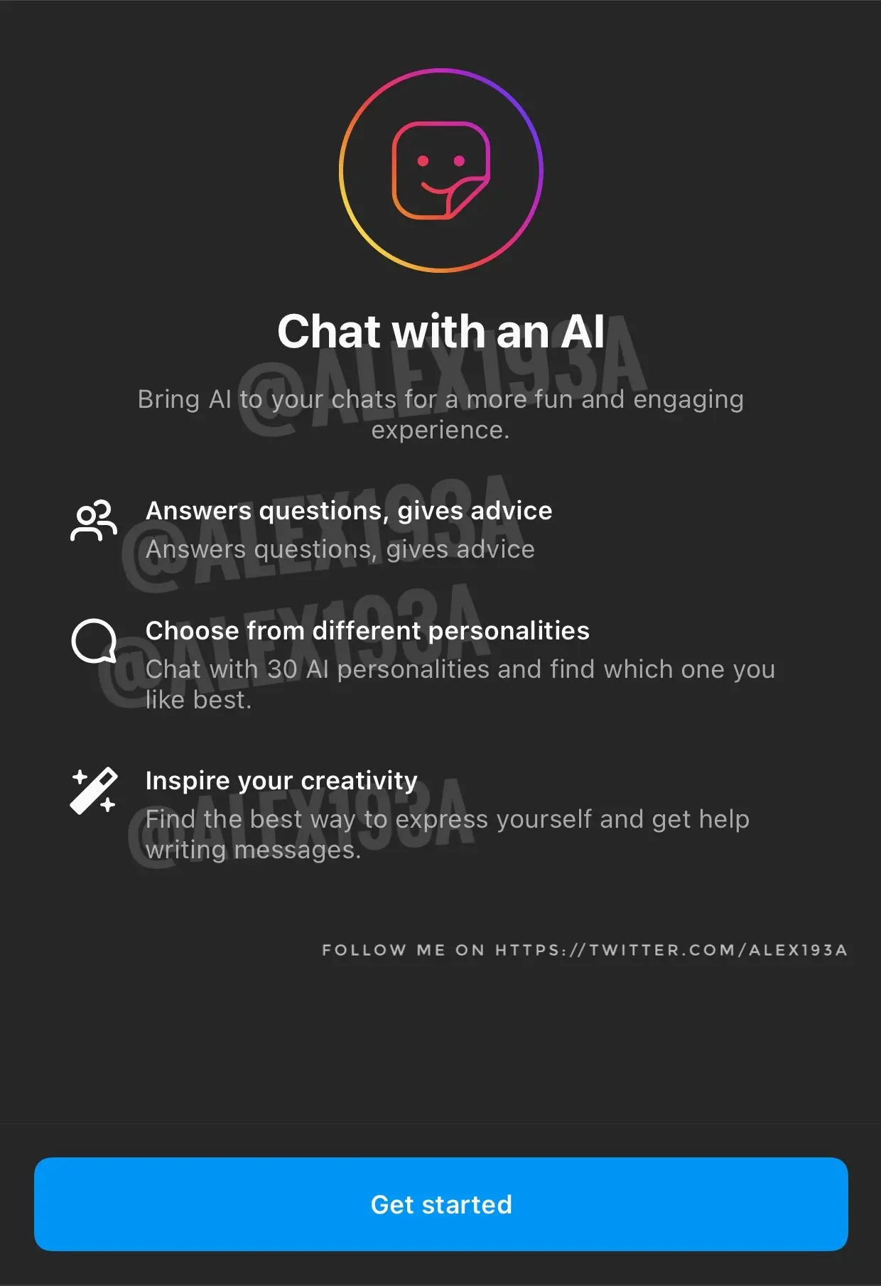 Le chatbot instagram ai est en pr paration un nouveau compagnon arrive