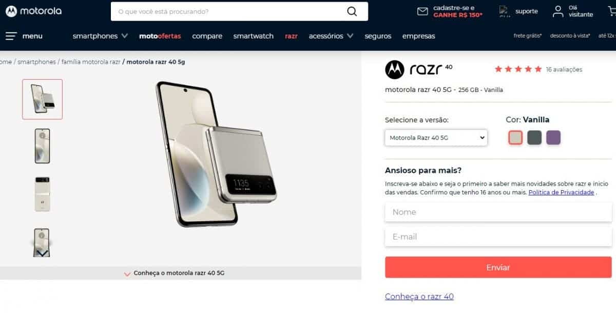 Le téléphone pliable économique Motorola Razr 40 a commencé ses ventes en Chine 2 Motorola Razr 40
