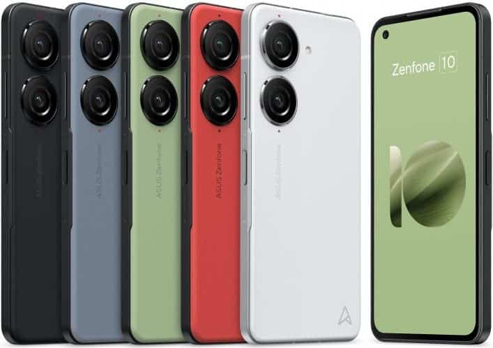 Voici votre aperçu de la conception d'Asus Zenfone 10 2 Asus Zenfone 10 Design et Couleurs