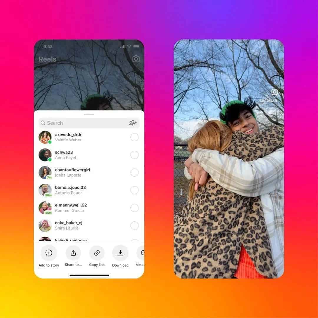 Vous pouvez enfin télécharger des vidéoclips Instagram sur mobile 3 Download option Instagram Reels