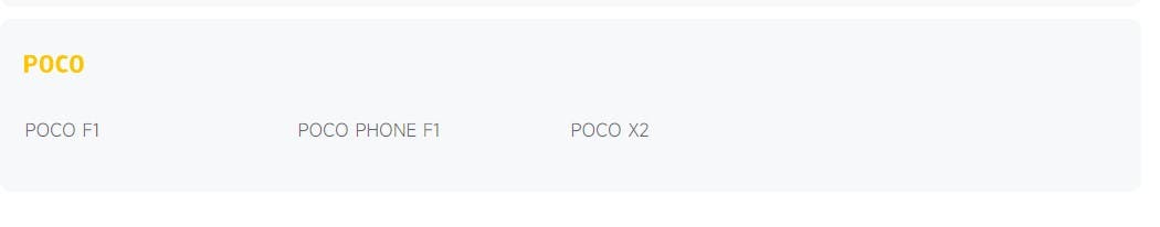 Plus de mises à jour : Xiaomi ajoute 10 téléphones à la liste de fin de support 4 Liste complète mise à jour des téléphones Poco