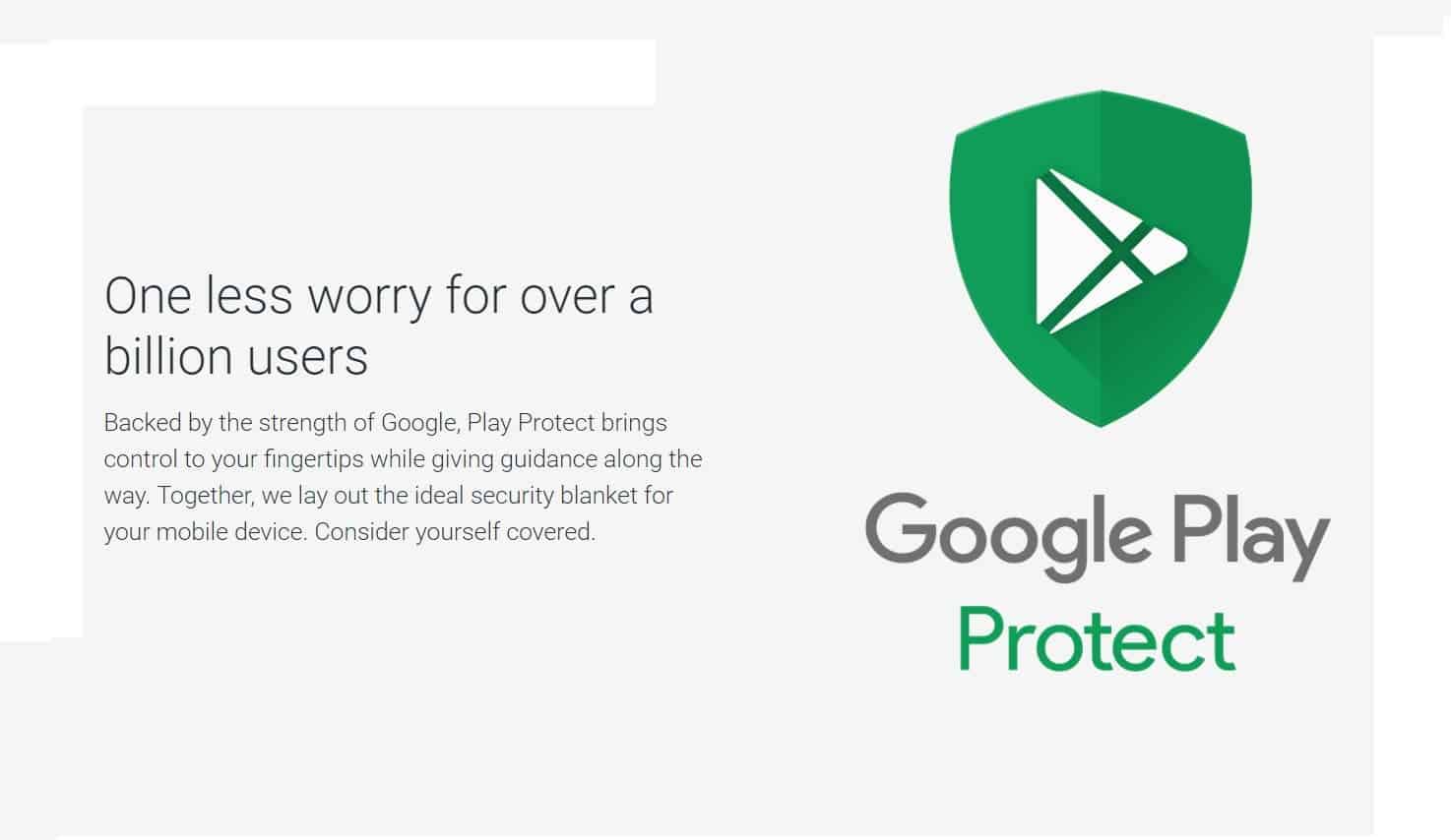Google Play Protect - Sécurité Android