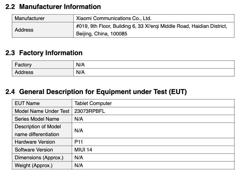 Redmi Pad 2 obtient la certification 3C : les détails de la charge rapide révélés 4 1688635508 400 Redmi Pad 2 obtient la certification 3C les details.webp