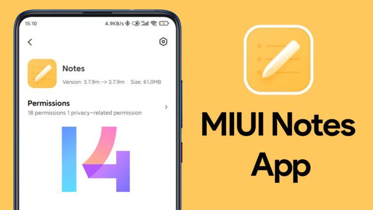 Application MIUI Notes : Fonctionnalités, Détails et Téléchargement APK (6 juillet 2023) 1 MIUI Notes App: Features, Details and Download APK (July 6, 2023)