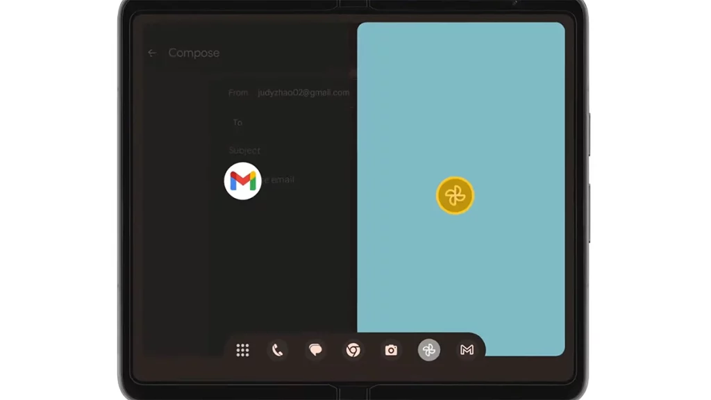 Comment diviser l'écran sur Pixel Fold