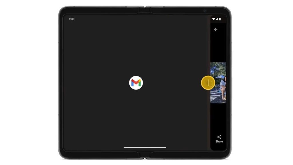 Comment quitter l'écran partagé sur Pixel Fold