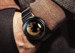 Montre mécanique haut de gamme CIGA Design Blue Planet Gilding Version en vente