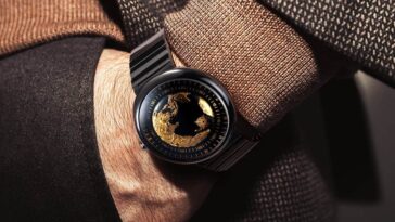 Montre mécanique haut de gamme CIGA Design Blue Planet Gilding Version en vente 5 Montre mécanique haut de gamme CIGA Design Blue Planet Gilding Version en vente