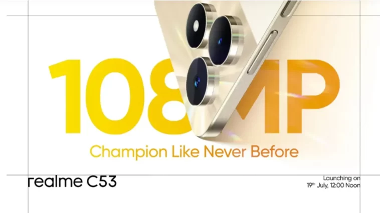 Préparez-vous pour le nouveau realme C53 : dévoilement de la version de l'appareil photo 108 MP le 19 juillet 1 Préparez-vous pour le nouveau Realme C53 : dévoilement de la version de l'appareil photo 108 MP le 19 juillet