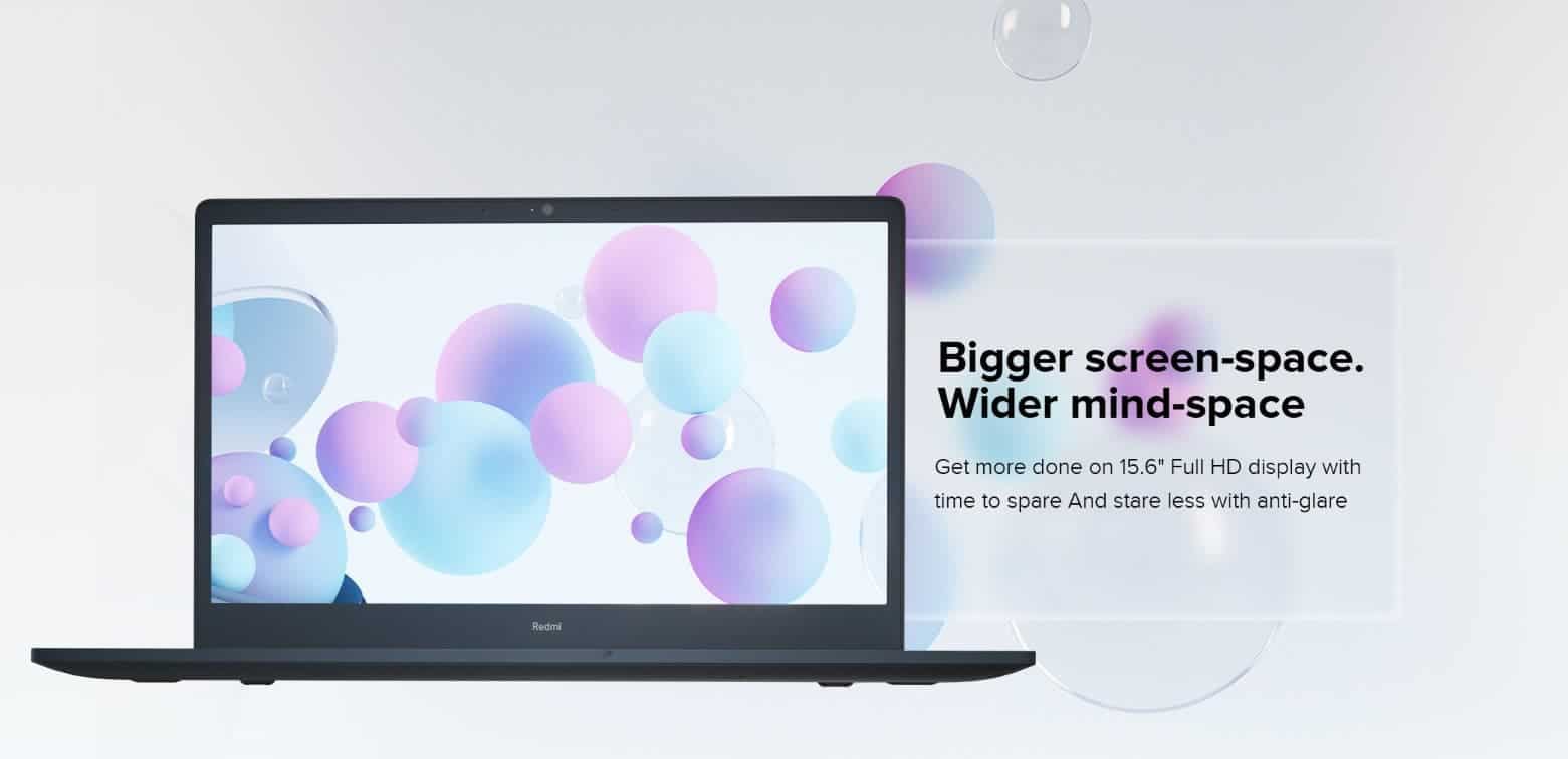 Xiaomi RedmiBook Pro 15 Ryzen Edition dévoilé : Des fonctionnalités haut de gamme sans vous ruiner 3 Xiaomi RedmiBook Pro 15 Screen