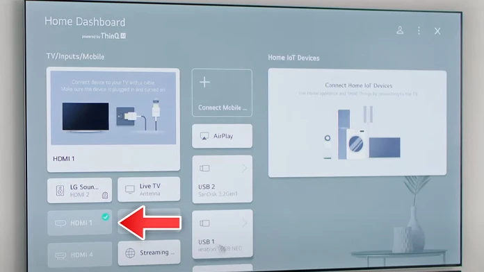 Comment définir l'entrée par défaut sur la Smart TV de LG