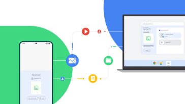 La réponse de Google à AirDrop pour Android et Windows quitte la version bêta 9 Google