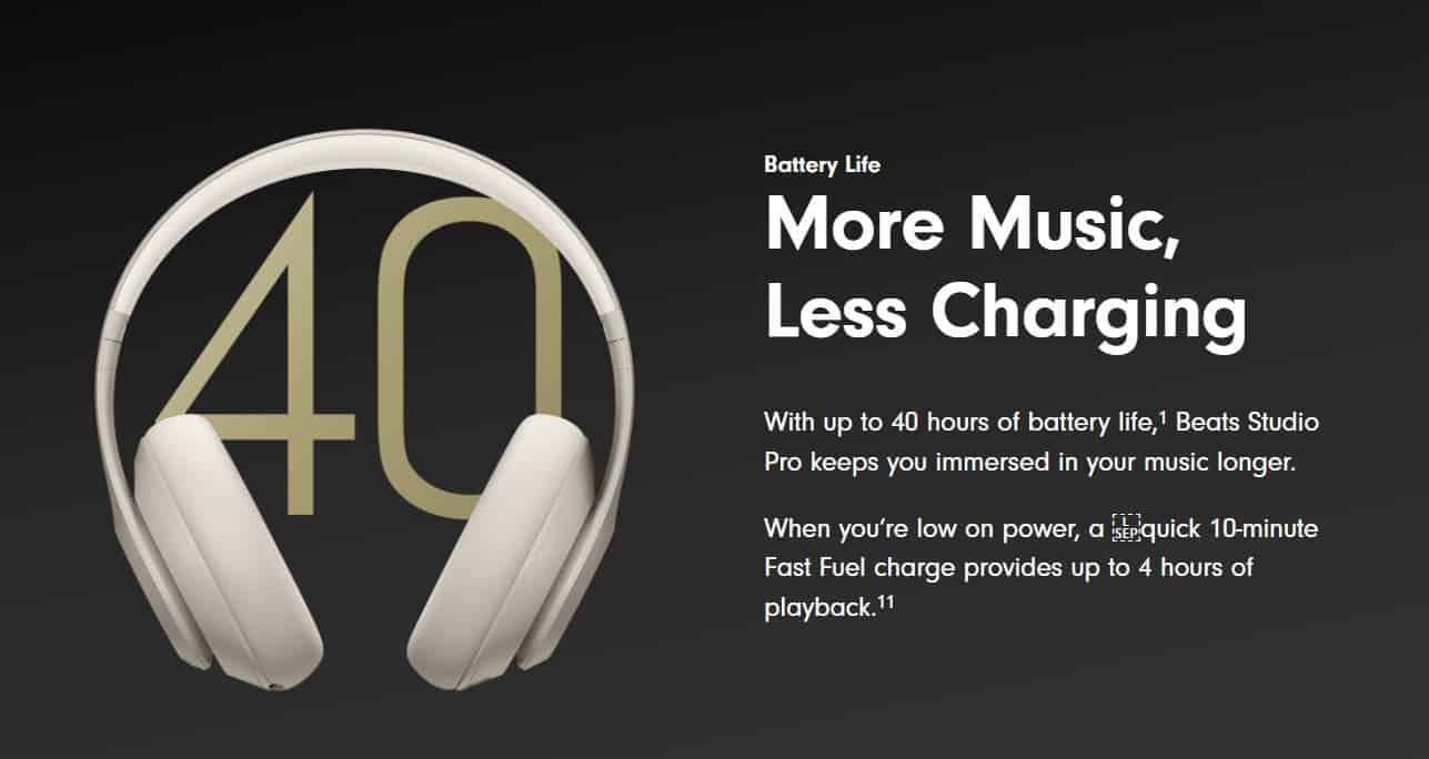Découvrez un son incomparable avec les nouveaux écouteurs Beats Studio Pro 9 Battery Life of beats Studio Pro