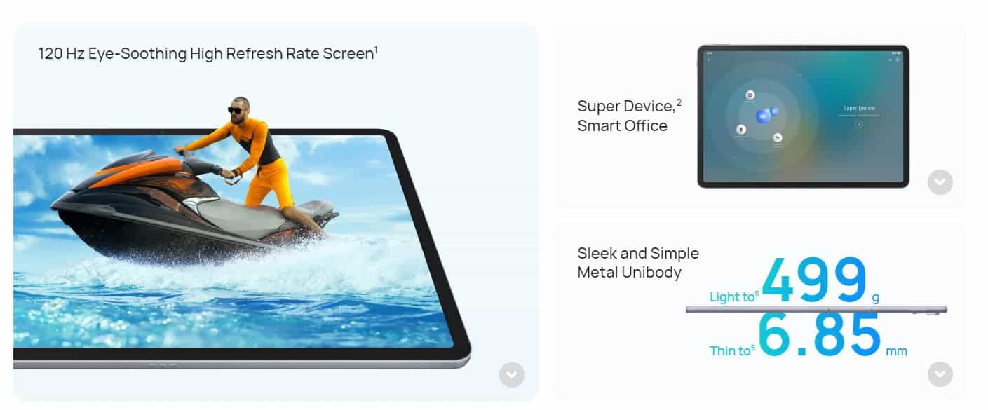 Huawei MatePad 11.5 : Tablette abordable aux fonctionnalités impressionnantes 3 Other features