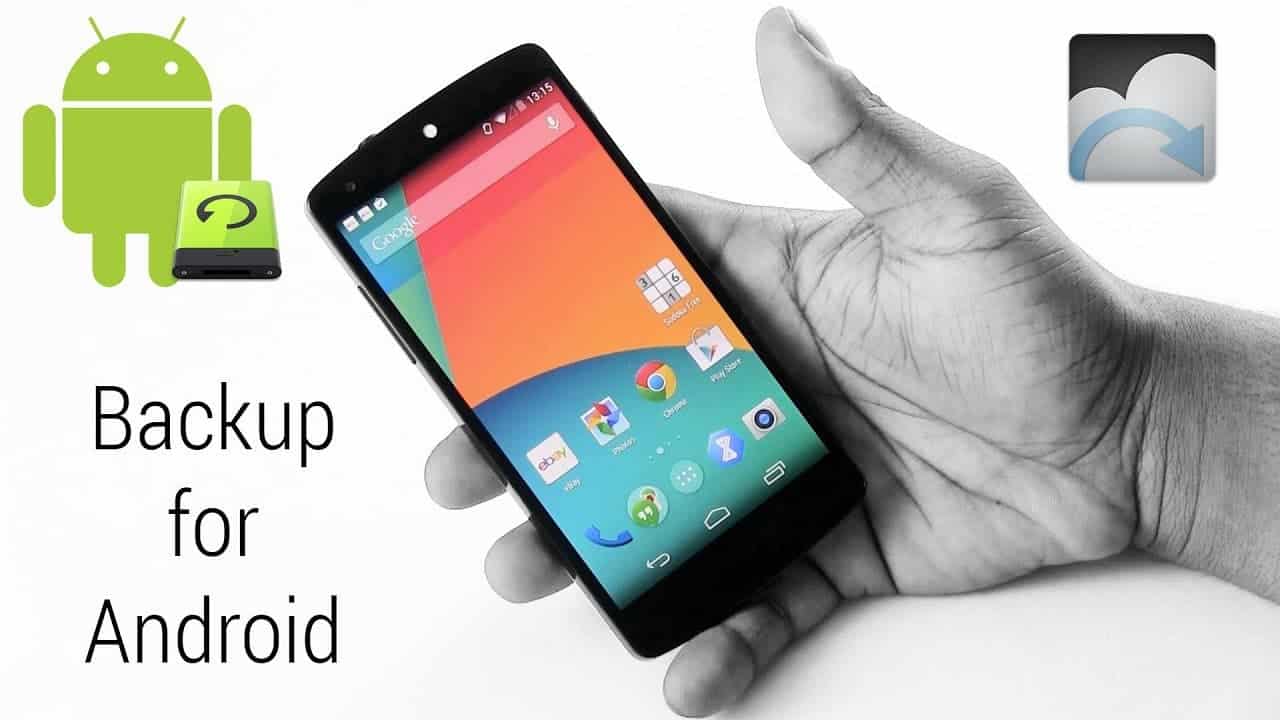 Back up Android phone
