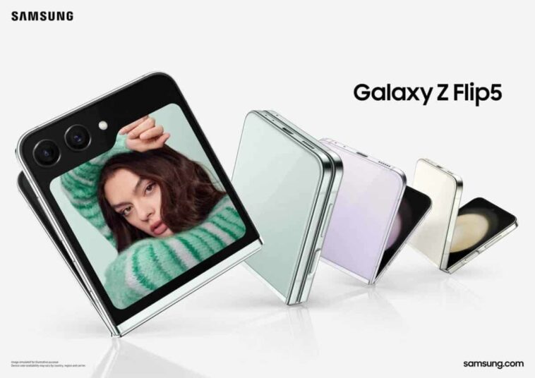 Galaxy Z Flip5 annoncé : La prochaine évolution des téléphones pliables 1 Galaxy Z Flip5 announced: The Next Evolution of Foldable Phones