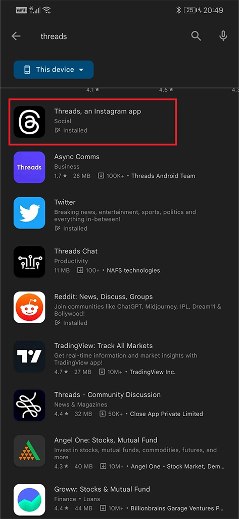 Comment rejoindre la version bêta de Threads sur Android ? (et la quitter) 2 Comment rejoindre la bêta de Threads