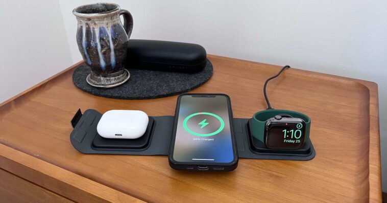 Diffusion publicitaire : mophie travaille sur une solution de firmware pour le chargeur de voyage 3-en-1 présentant un problème de MagSafe 1 PSA: mophie working on firmware fix for 3-in-1 travel charger with MagSafe issue