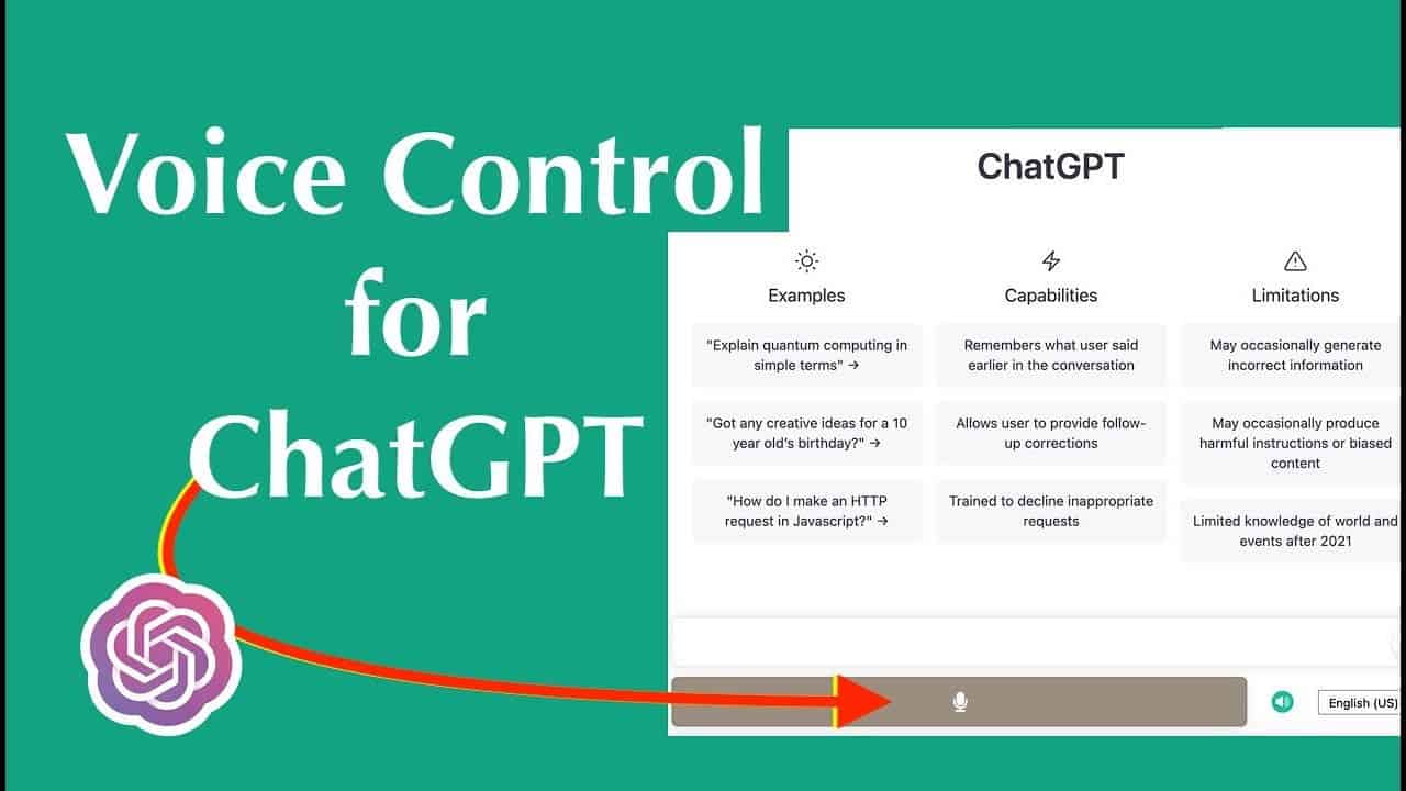 Guide sur l'utilisation de l'assistant de chat AI, ChatGPT, avec votre voix 2 AI ChatBot ChatGPT