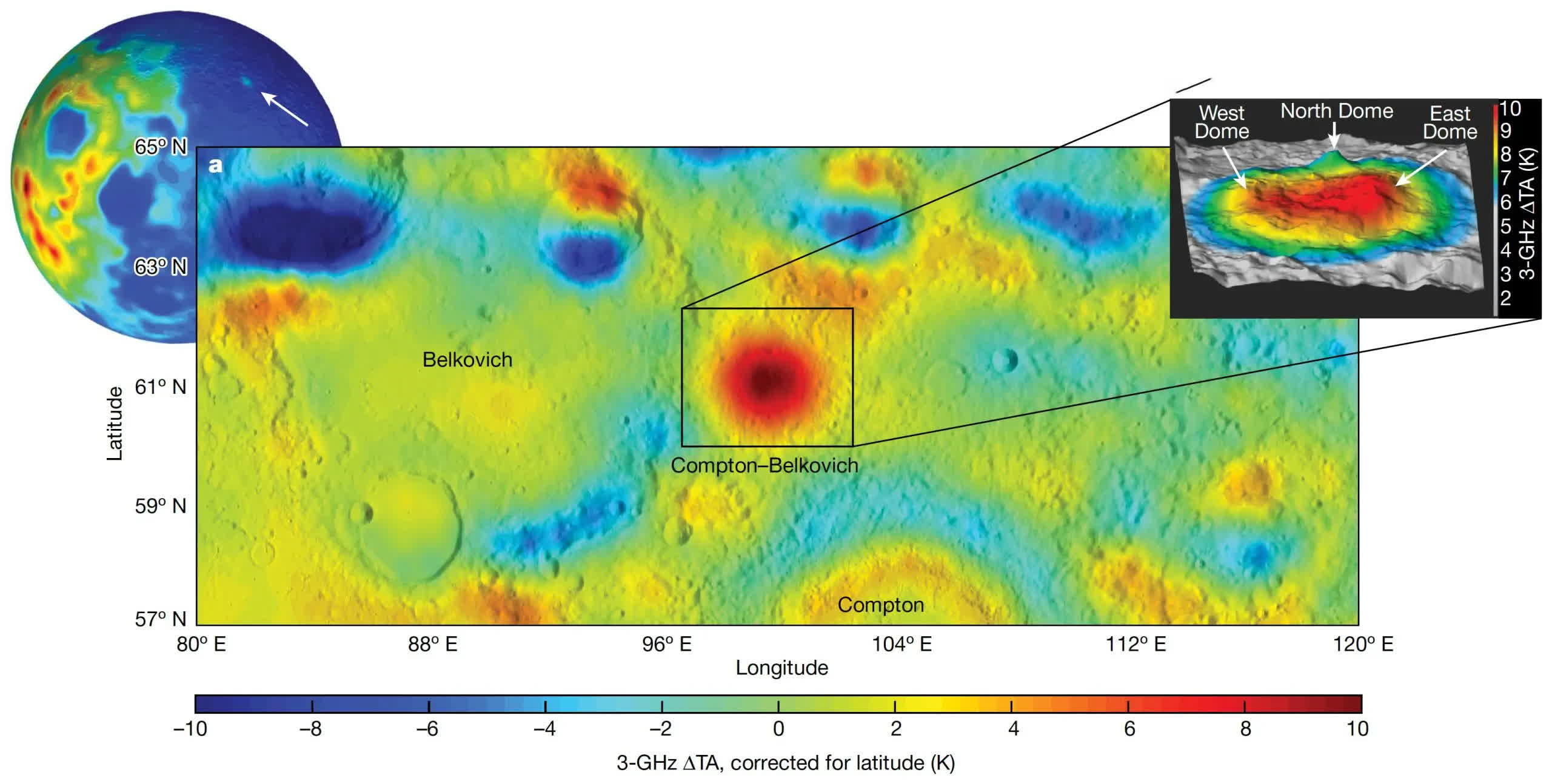 Il y a un point chaud radioactif sur la face cachée de la Lune 2 Il y a un point chaud radioactif sur la face