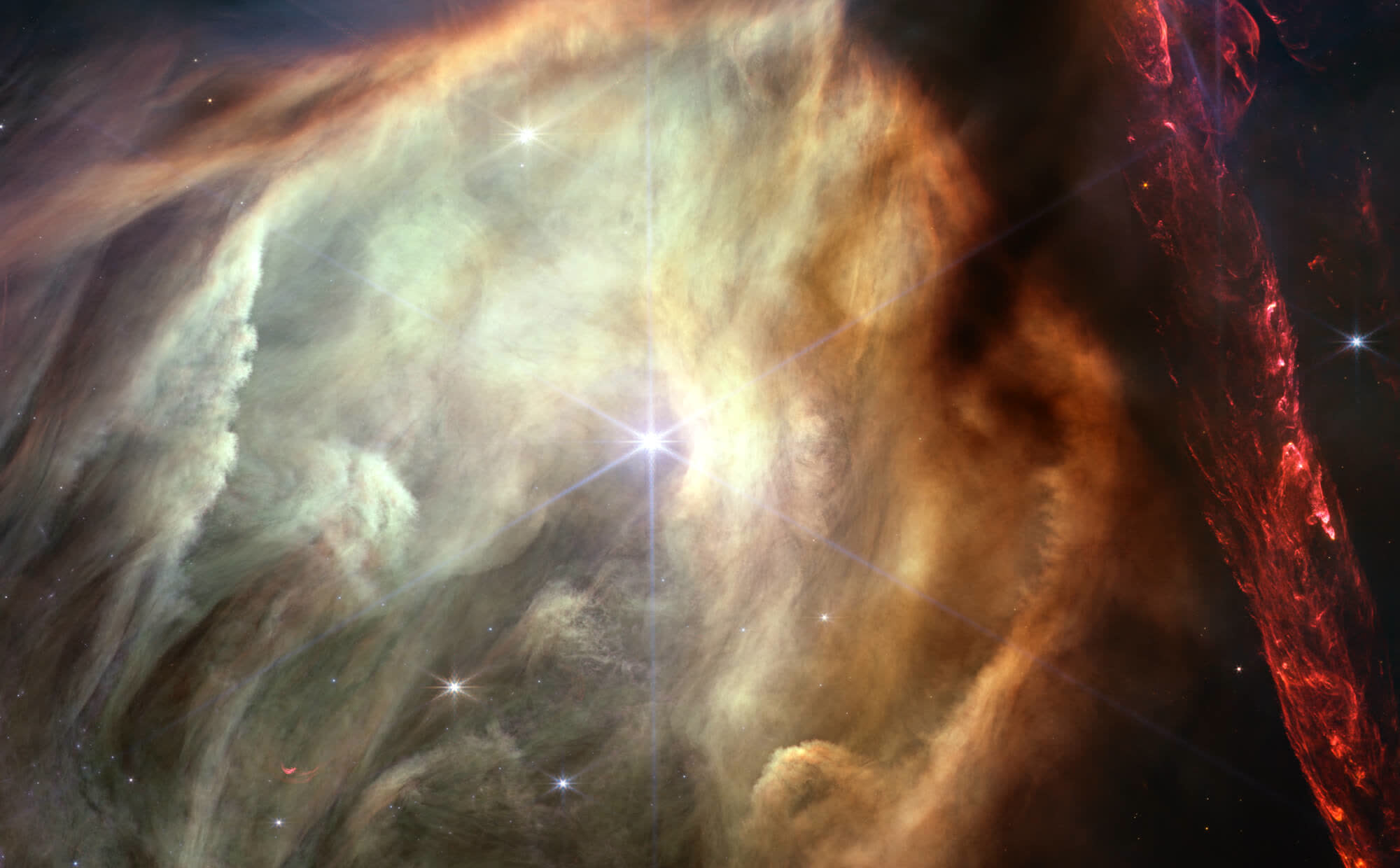 Le télescope Webb de la NASA fête son premier anniversaire en observant de près une pouponnière d'étoiles 2 Le telescope Webb de la NASA fete son premier anniversaire